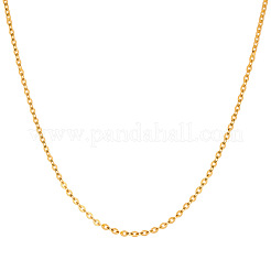 Simple 3.5MM 304Stainless Steel Boston Link Chain Necklaces for Women&nbsp;KF1734-1