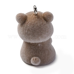 Flocky Animal Resin Pendants&nbsp;FIND-S001-06C