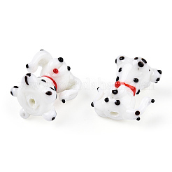 Handmade Bumpy Lampwork Beads Strands&nbsp;LAMP-Q031-002