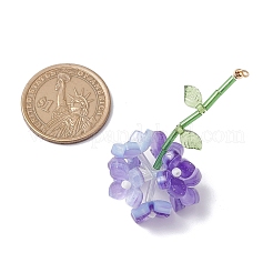 Resin Flower Pendants&nbsp;PALLOY-TA00251-03