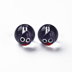 Transparent Glass Enamel Beads&nbsp;GLAA-N049-004
