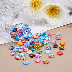 Glass Cabochons&nbsp;GLAA-DC0001-47