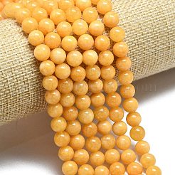 Natural Malaysia Jade Beads Strands&nbsp;G-L645-A01-8mm-10