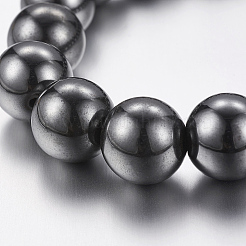 Good Valentines Day Gifts for Him Stretchy Magnetic Synthetic Hematite Bracelet&nbsp;LS-IMB001