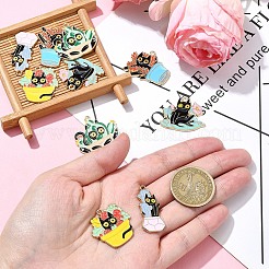 10Pcs 5 Styles Alloy Enamel Pandants&nbsp;FIND-YW0005-71