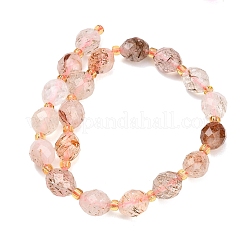 Natural Rutilated Quartz Beads Strands&nbsp;GG-CBA4A3B-A05