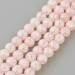 Synthetic Crackle Quartz Beads Strands&nbsp;GLAA-S134-6mm-M