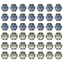 60Pcs 2 Colors Electroplate Glass Beads&nbsp;EGLA-TADJ0001-19A