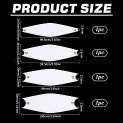 4Pcs 4 Styles Acrylic Clay Wedging Board&nbsp;DIY-FG0008-20