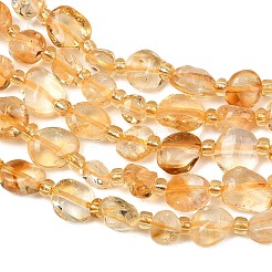 Heated Natural Citrine Beads Strands&nbsp;GG-CBA3A44-C04-01