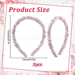 Silk From Silkworms Hair Bands&nbsp;OHAR-WH0033-019A