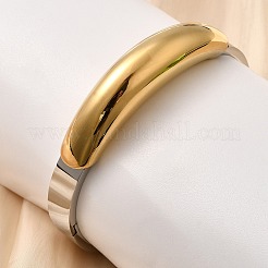 304 Stainless Steel Hinged Bangles for Women&nbsp;BJEW-C091-02E-GP