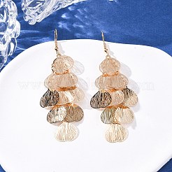 430 Stainless Steel Heart Dangle Earrings&nbsp;EJEW-A137-09KCG