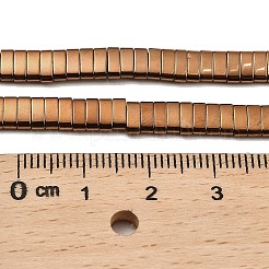 Electroplated Non-magnetic Synthetic Hematite Beads Strands&nbsp;G-G089-A02-11