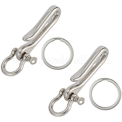 Tibetan Style 2Pcs Brass Hook Clasps&nbsp;FIND-SC0016-53