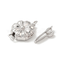 Rhodium Plated 925 Sterling Silver Box Clasps&nbsp;STER-G038-14P