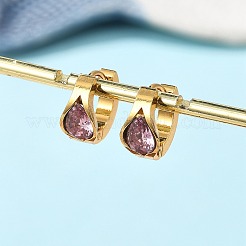 304 Stainless Steel Hoop Earrings&nbsp;EJEW-P309-03G