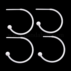 Hypoallergenic Bioceramics Zirconia Ceramic Ring Stud Earrings&nbsp;EJEW-Z023-03B