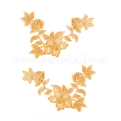 Computerized Embroidery Polyester Iron on/Sew on Patches&nbsp;DIY-WH0223-32