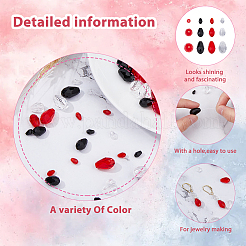 210Pcs 9 Style Glass Beads&nbsp;GLAA-HY0001-17