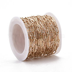 Brass Paperclip Chains&nbsp;CHC-S008-001A-G-NR