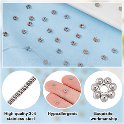 304 Stainless Steel Spacer Beads&nbsp;STAS-HY0001-48P