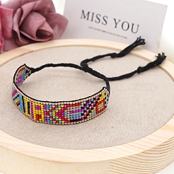 Miyuki Seed Braided Bead Bracelet&nbsp;BJEW-P269-27