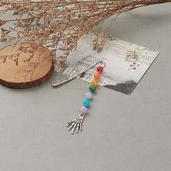Tibetan Style Alloy Bookmarks for Halloween's Day&nbsp;AJEW-JK00165-01