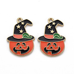 Rack Plating Alloy Enamel Pendants&nbsp;ENAM-S126-066-NR