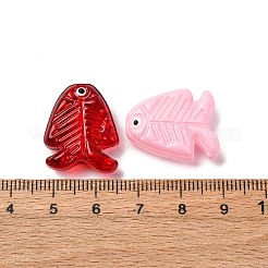 Transparent Glass Enamel Beads&nbsp;LAMP-U004-06M