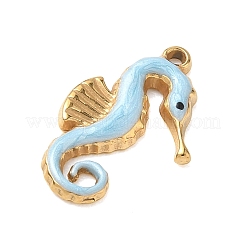 304 Stainless Steel Enamel Pendants&nbsp;STAS-K305-15G