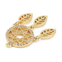 Rack Plating Brass Cubic Zirconia Pendants&nbsp;KK-D031-06G