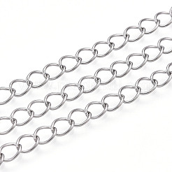 Tarnish Resistant 304 Stainless Steel Curb Chains&nbsp;CHS-S007-001P