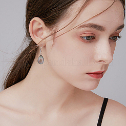 30Pcs 304 Stainless Steel Earring Hooks&nbsp;STAS-SP0002-06P