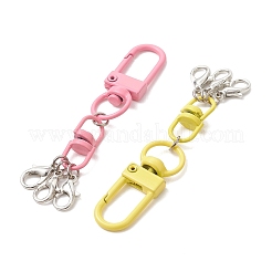 Spray Painted Alloy Pendant Decorations&nbsp;HJEW-JM04796