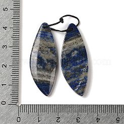 2Pcs Natural Lapis Lazuli Pendants&nbsp;G-A228-02D