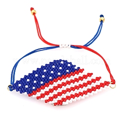 Miyuki Seed Braided Bead Bracelet&nbsp;BJEW-P269-29D