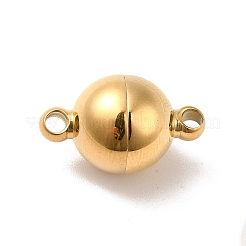 304 Stainless Steel Magnetic Clasps with Loops&nbsp;STAS-E049-12B