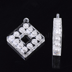 Transparent Acrylic Pendants&nbsp;TACR-R146-009