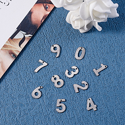 100Pcs 10 Style 201 Stainless Steel Charms&nbsp;STAS-CJ0001-232
