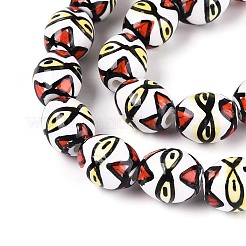 Handmade Porcelain Ceramic Beads Strands&nbsp;PORC-T135-07E