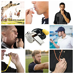 Tarnish Resistant 304 Stainless Steel Whistles&nbsp;DIY-WH0344-053