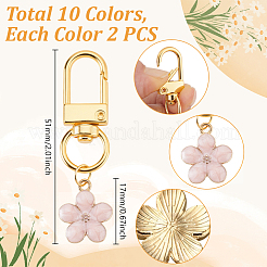 Alloy Enamel Pendant Decoration&nbsp;HJEW-GA00035