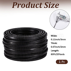 20 Yards Flat Leather Cords&nbsp;WL-CL0001-16B