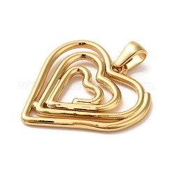 Golden Plated 304 Stainless Steel Pendants&nbsp;STAS-L272-004G-02