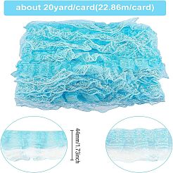 Polyester Lace Trim&nbsp;OCOR-WH0058-07C