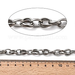 304 Stainless Steel Oval Link Chains&nbsp;CHS-Z007-07P