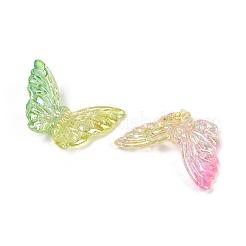 UV Plating Transparent Acrylic Beads&nbsp;MACR-L007-13
