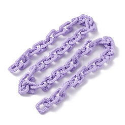 Opaque Spray Painted Acrylic Cable Chains&nbsp;AJEW-JB01100