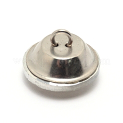 Glass Rhinestone Button&nbsp;BUTT-WH0015-21C-04